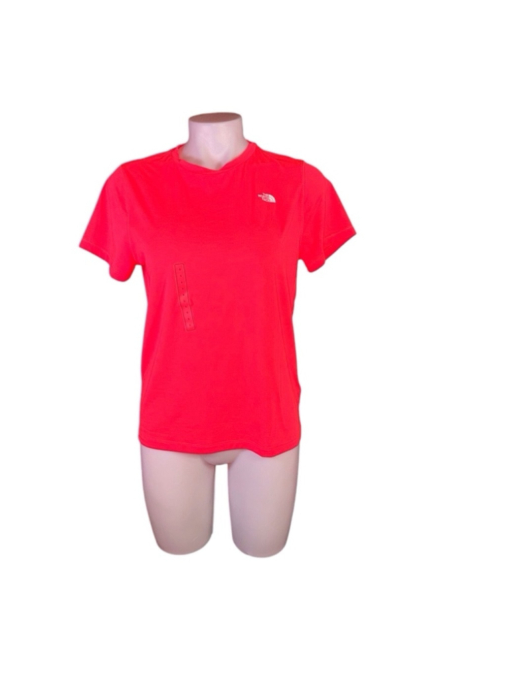 Women's The North Face T-Shirt, Small, radiant poppy wm38